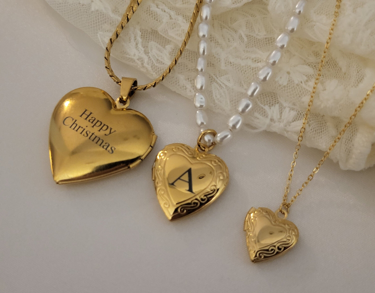 Silver Heart Locket Earrings , Engraved Heart Locket with photo, Personalized gift.