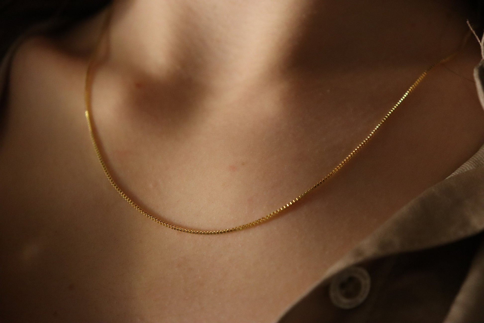 Stainless Steel Non Tarnish Unisex Chain Necklace,WATERPROOF.