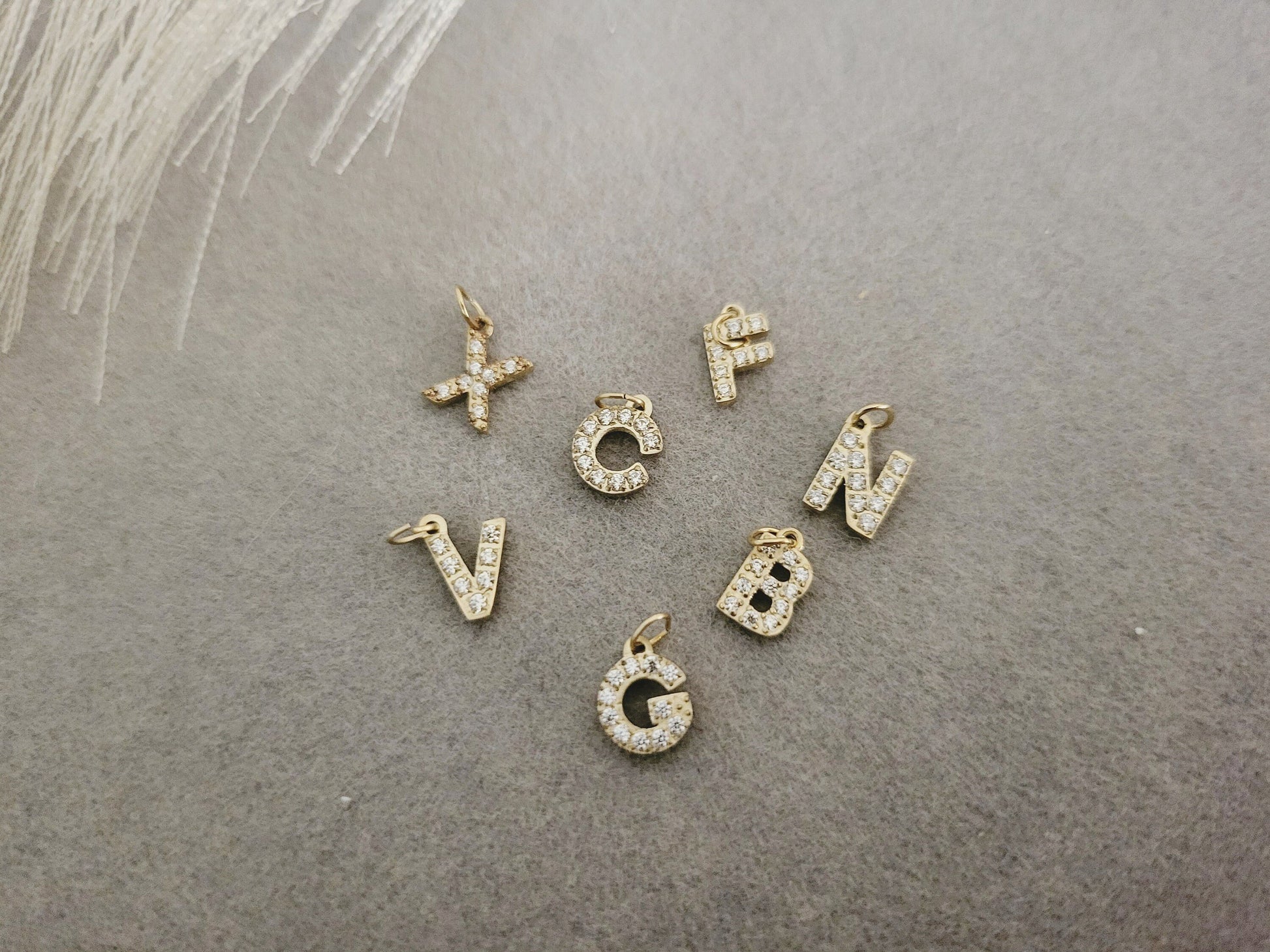 Gold Filled Minimalist Diamond Initial Name Necklace, Adjustable WATERPROOF Chains, Birthday Gift.