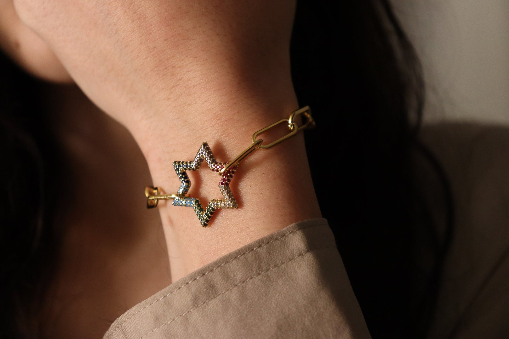 Gold Filled Star Bead Necklace, WATERPROOF, Star Bracelet, WATERPROOF, Gift For Her.
