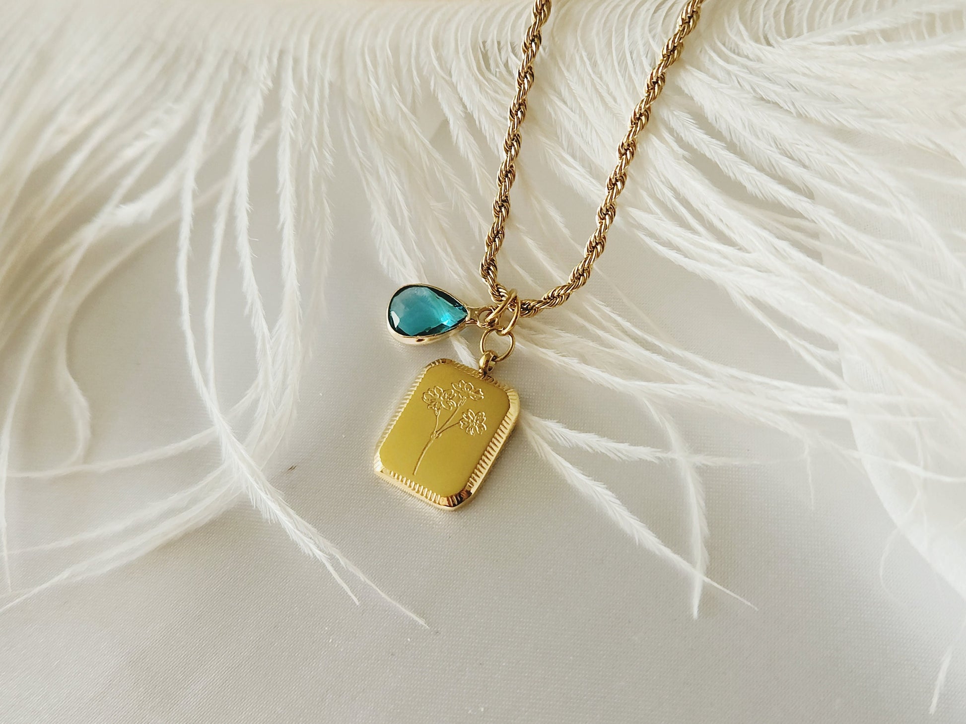 ADD Your Birth Stone , Crystal Birth Month Charm , Minimal Dainty Jewelry.