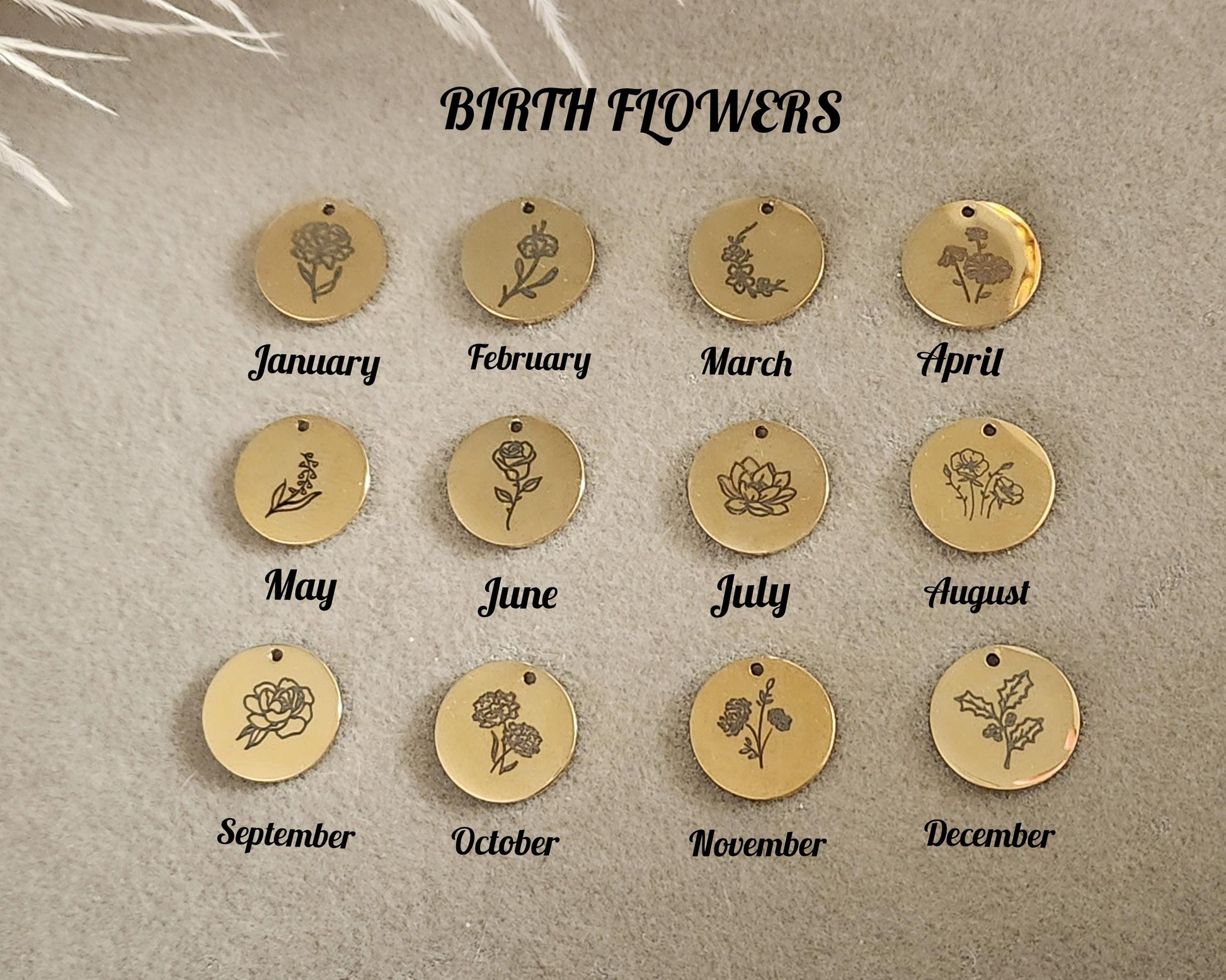 Custom Engraved Charms, For Necklaces or Bracelets, WATERPROOF, Personalized Jewelry Gift.
